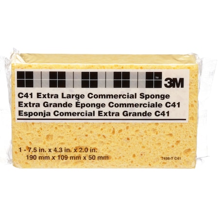 3M 3M Heavy Duty Sponge For Commercial 7.5 in. L 1 pk C41